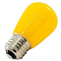 American Lighting 1.4 watt 120 volt S14 Medium Screw Base Yellow LED (Pack of 25)